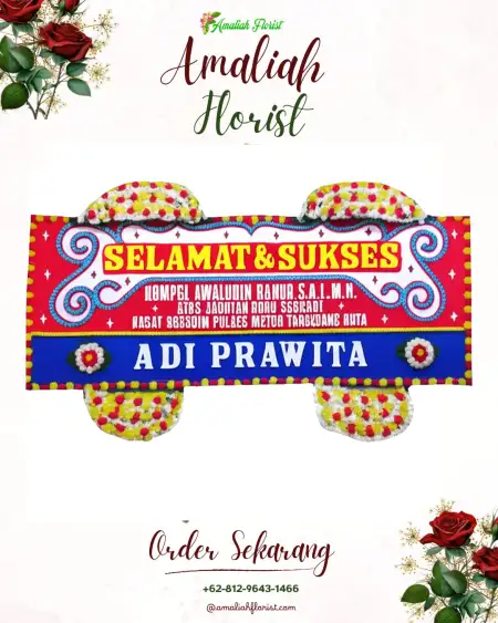 Papan Bunga Ucapan Selamat Gumukrejo